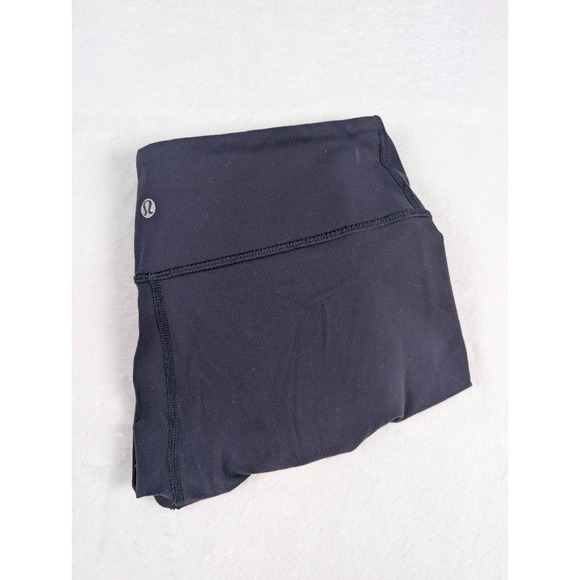 Lululemon Crop 21" Leggings Womens sz 6 Navy Blue Athletic Performance - Picture 8 of 8